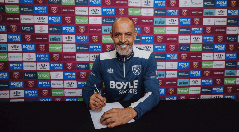 Nuno appointed West Ham head coach on three-year deal