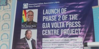 Phase 2 of GJA Volta/Oti Press Centre project launched