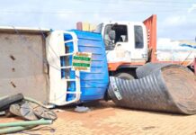 10 injured after accident involving 3 vehicles at Gomoa Akotsi Junction