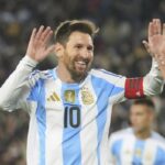 Emotional Messi scores twice in final match in Argentina
