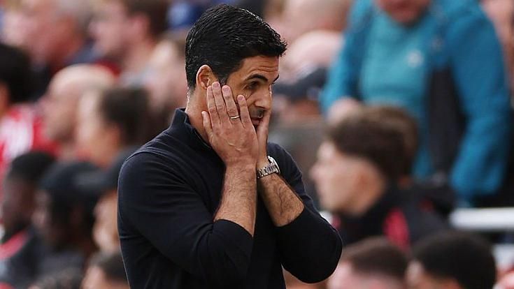 Arteta’s cloak of caution ends in more Anfield misery for Arsenal