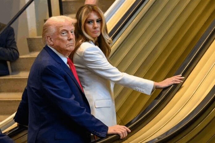 trump and wife