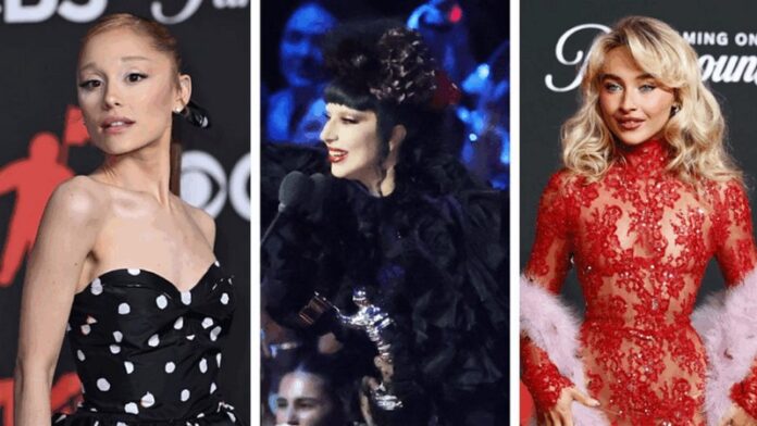Five key moments from MTV VMAs as Lady Gaga and Ariana Grande win big