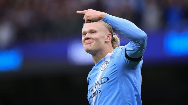 Haaland nets brace as City down United in style in derby