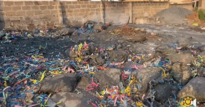 Fire ravages apartment at Adenta