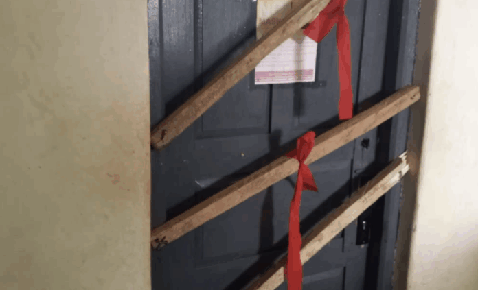 Kadjebi NHIS Manager’s office barricaded