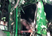 Driver narrowly escapes death in gory accident on Tema–Akosombo highway