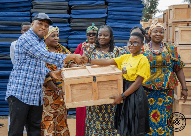 Ablakwa provides free chop boxes, mattresses for all fresh SHS students in North Tongu