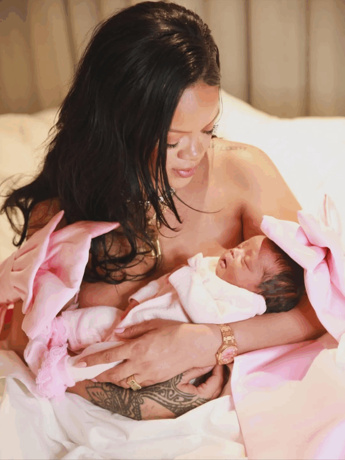 Rihanna and baby girl