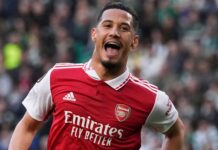 Saliba agrees new five-year contract with Arsenal