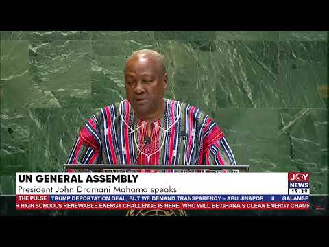 Video Thumbnail: UN General Assembly: President Mahama demands permanent seat for Africa on UN Security Council.