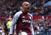 Villa extend winning run as Malen double sinks Burnley