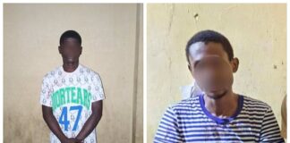 Two arrested for murder and robbery at Aduman