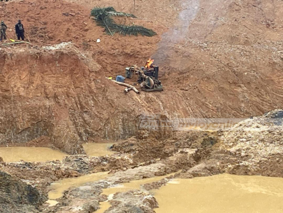 NAIMOS task force invades illegal mining sites in Eastern Region