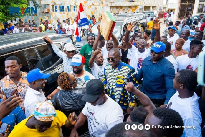 BRYAN ACHEAMPONG SET TO CONTINUE FLAGBEARER CAMPAIGN WITH 9-DAY GREATER ACCRA TOUR