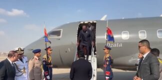 Mahama arrives in Cairo for grand Egyptian Museum opening