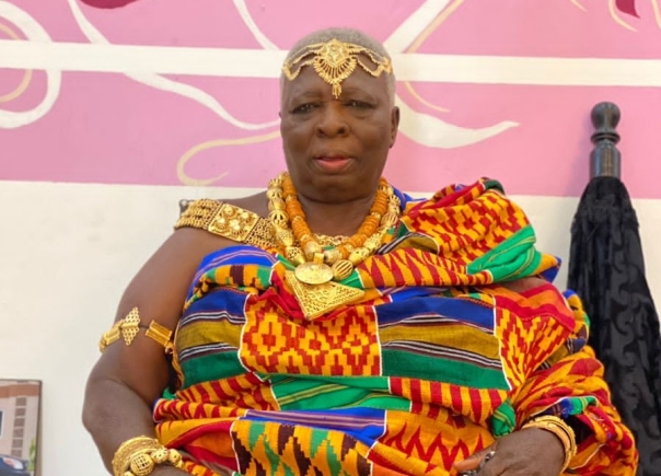Nana Quasie Essiem IV, Chief of Whindo in Effia Kwesimintsim, near Takoradi in the Western Region