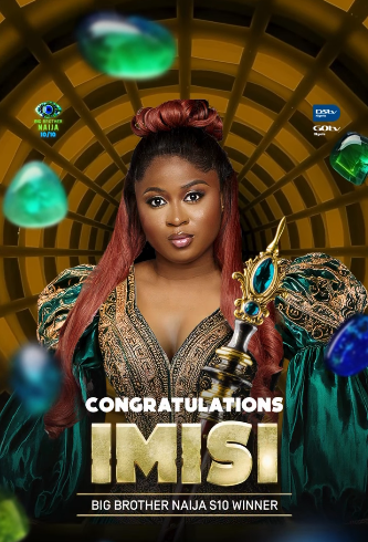 Imisi Ayanwale Wins Big Brother Naija Season 10, Walks Away with ₦150 Million Grand Prize