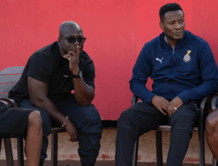 Stephen Appiah and Asamoah Gyan