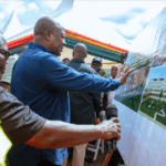 Mahama cuts sod for dualisation of Cape Coast–Takoradi road