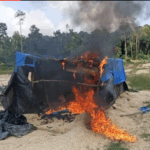 Galamsey: NAIMOS leads decisive operation in Oda River Forest Reserve; arrests armed imposters