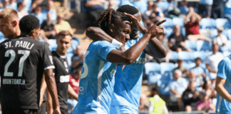 Brandon Thomas-Asante scores as Coventry City beat Watford to maintain perfect start