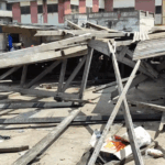 One reported dead after portion of Sekondi market collapses Â
