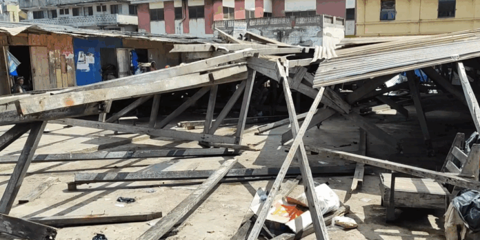Sekondi market collapse