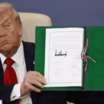 ‘Now the rebuilding begins,’ says Trump as he signs Gaza peace plan