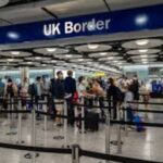 UK to require migrants to pass A-level English test under new visa rules UK airport