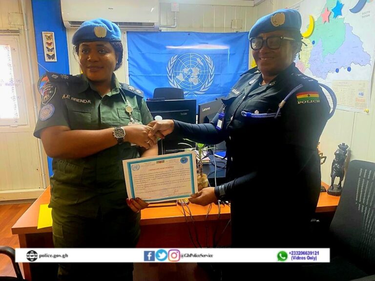 UN honours Ghana’s ASP Alison Raji Atuluk for outstanding service in Central African Republic