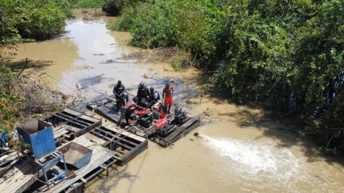 33 illegal mining equipment destroyed in Bole operation