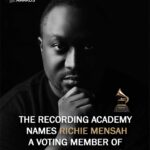 Richie Mensah joins Recording Academy as voting member of Grammy Awards
