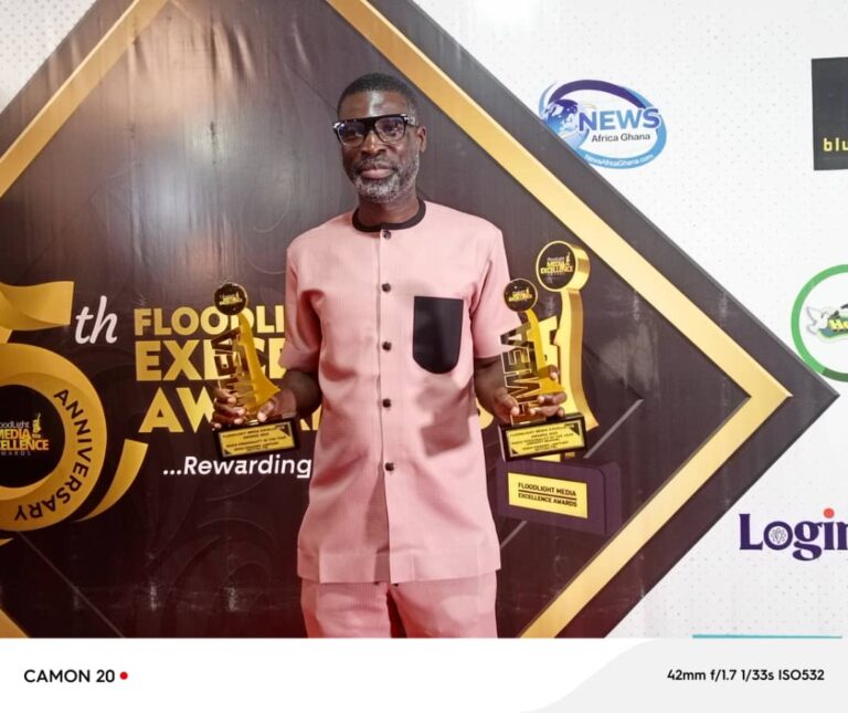 Nana Kwadwo Jantuah wins big at Floodlight Media Excellence Awards
