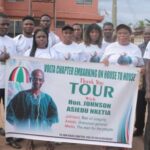Volta NDC executives embark on house-to-house ‘Thank You Tour’ for Asiedu Nketia