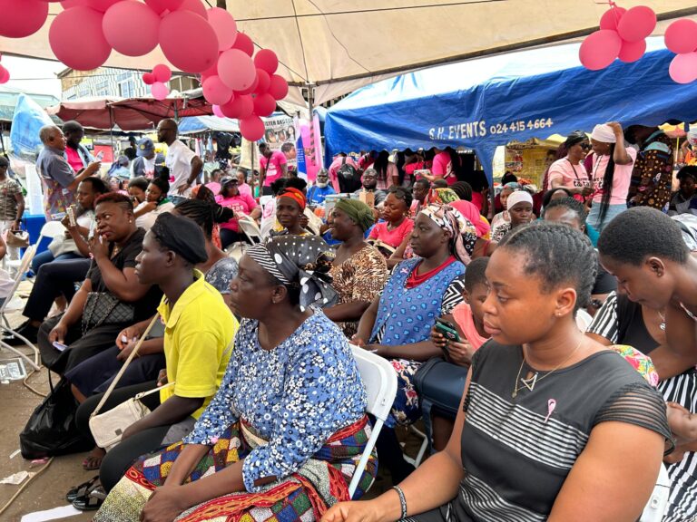 Rotary Club of Accra-East and partners hold free breast and cervical cancer screening for Madina market women