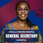 Ursula Owusu officially declares bid for NPP General Secretary position