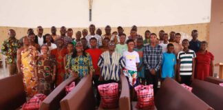 Ho Central MP donates educational materials to 20 SHS freshers