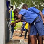Rotary Clubs of Accra Legon East, Pocatello commission three mechanized boreholes in Agomeda and Somanya