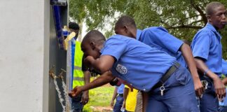 Rotary Clubs of Accra Legon East, Pocatello commission three mechanized boreholes in Agomeda and Somanya