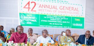 Atwima Kwanwoma Rural Bank PLC increases share price to one cedi, announces 40% dividend per share