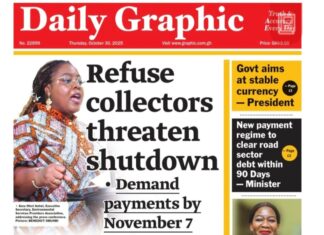 Newspaper headlines: Thursday, October 30, 2025