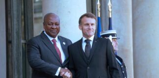 Mahama, Macron hold bilateral talks on security, economy, and regional stability in Paris
