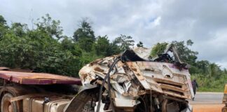 Burkinabé driver escapes death in accident on Accra–Kumasi Highway