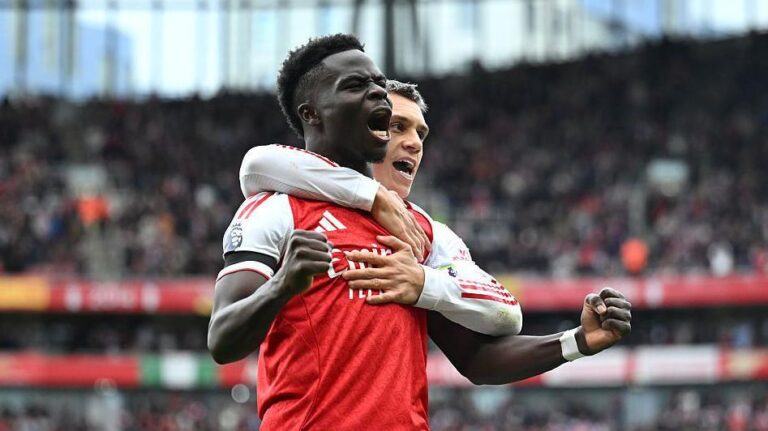 Saka and Rice seal Arsenal win over West Ham
