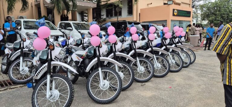 EPA, 4 others receive 24 vehicles and 250 motorbikes to clamp down on galamsey