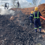 Charcoal production sets sawmill on fire at Adadekrom
