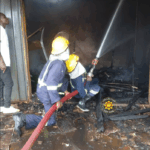 GNFS saves mixed-use building from destruction in Techiman