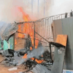 Fire destroys several shops at Bibiani