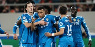 UCL: Mbappe hits four as Real edge Olympiacos in thriller